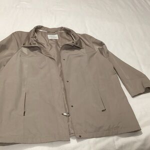 Elegant Tan Women's Raincoat